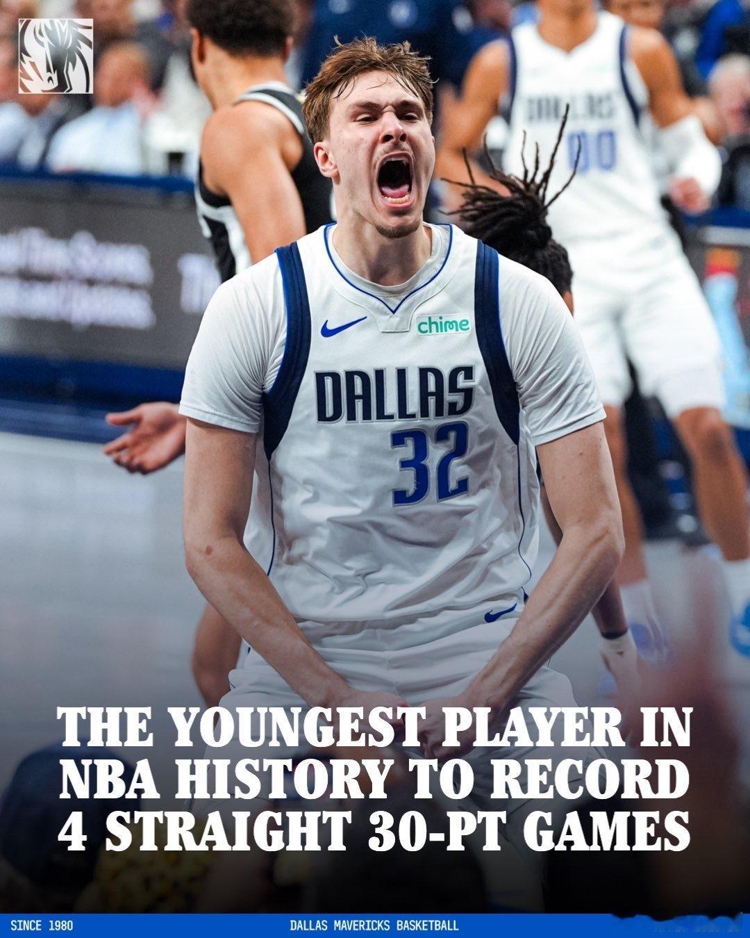 MFFL 弗拉格是自乔丹之后，第一位连续四场比赛至少砍下“30+分、5+篮板”的