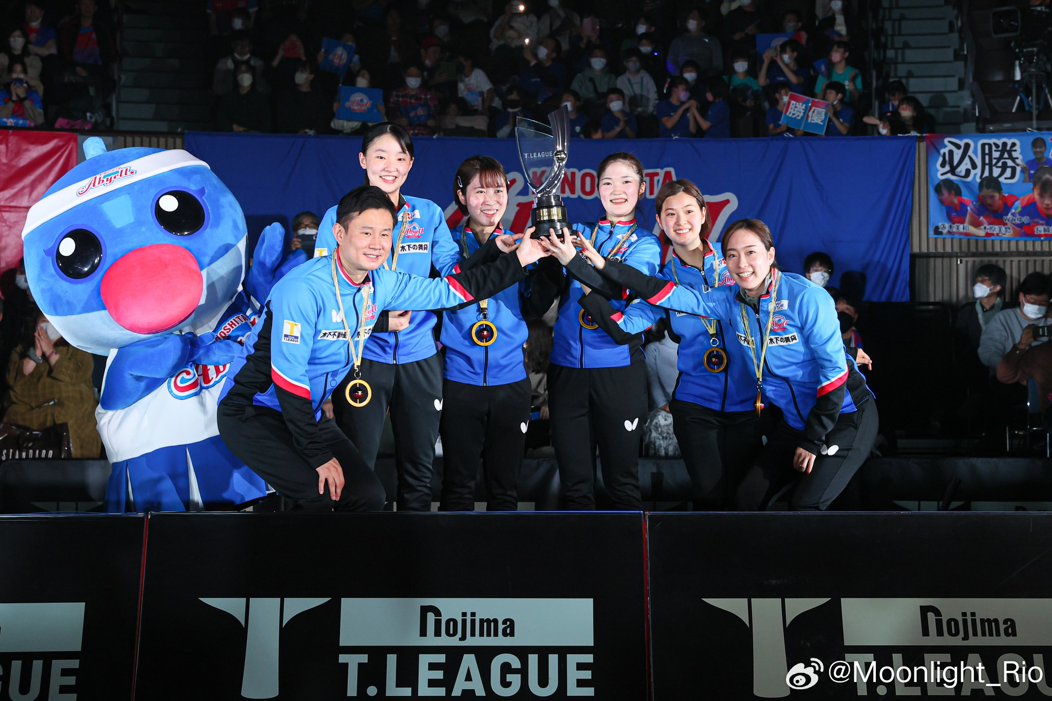 T联赛近5️⃣届女子组冠军🏆2020-2021 赛季 日本生命2021-202