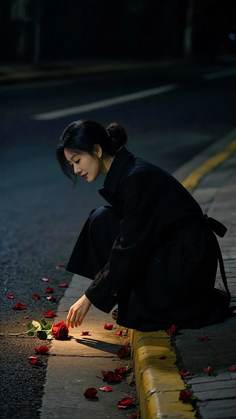 AI夜巷玫瑰影 ai创作 广告分成玩法达人伙伴计划