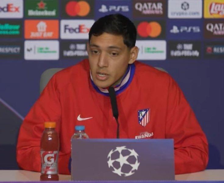 欧冠联赛 西蒙尼连续第二次选择莫利纳出席欧冠赛前发布会，明天凌晨四点埃因霍温vs