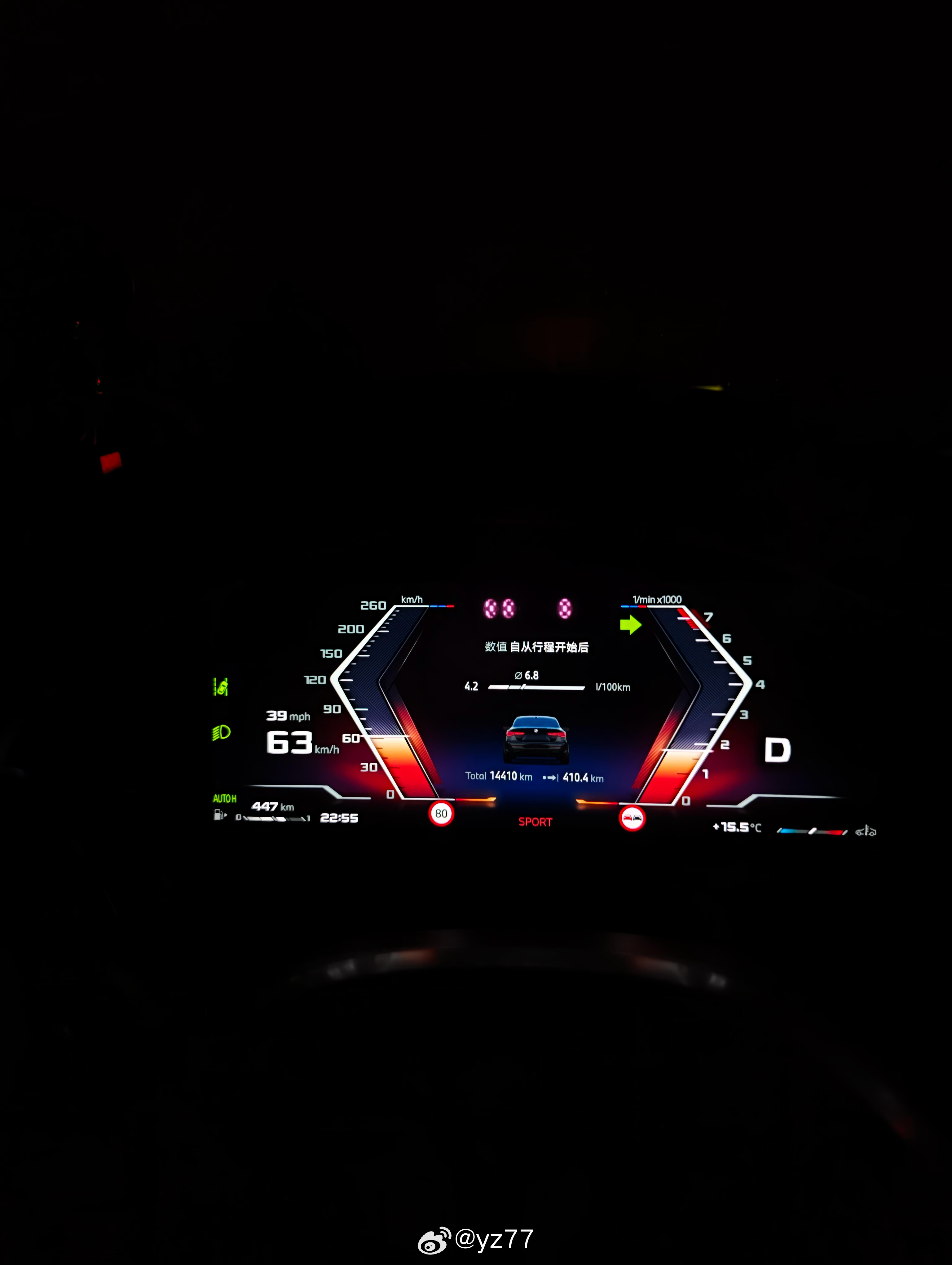 开了下最新的M440i，声音小到跟电车差不多，不管是Sport 还是Sport+
