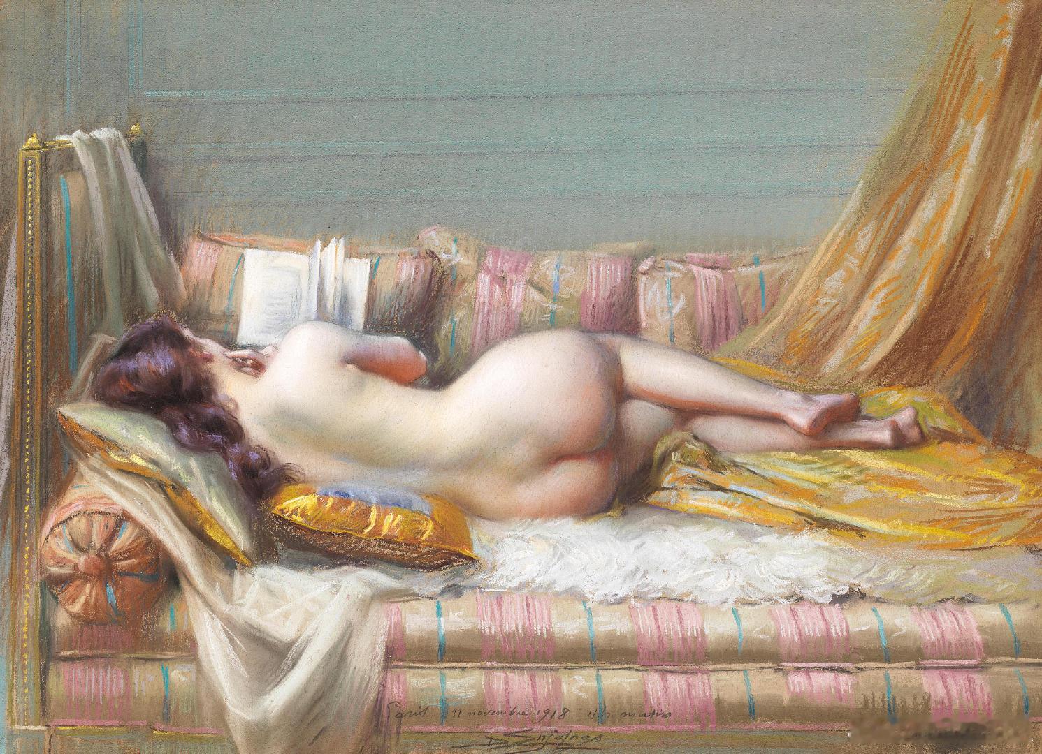 西洋历史文化鱼缸[超话] 法国学院派画家Delphin Enjolras (18