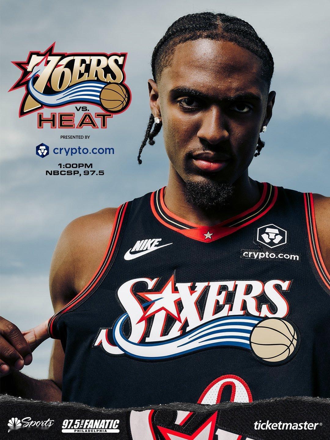 复古之夜！（北京时间）明天凌晨两点，76人主场对阵热火！乔治、小马会出战，希望一