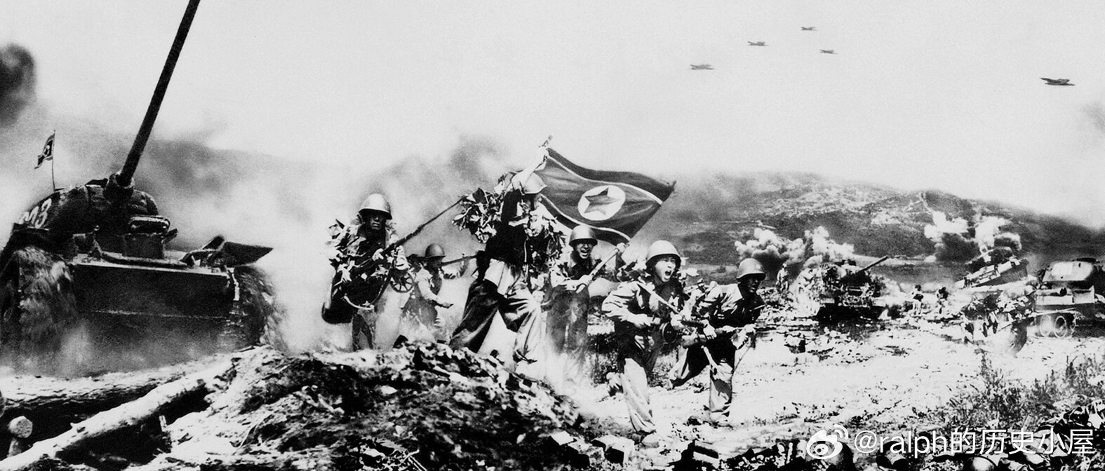 1953年朝鲜人民军宣传照军事历史全触达