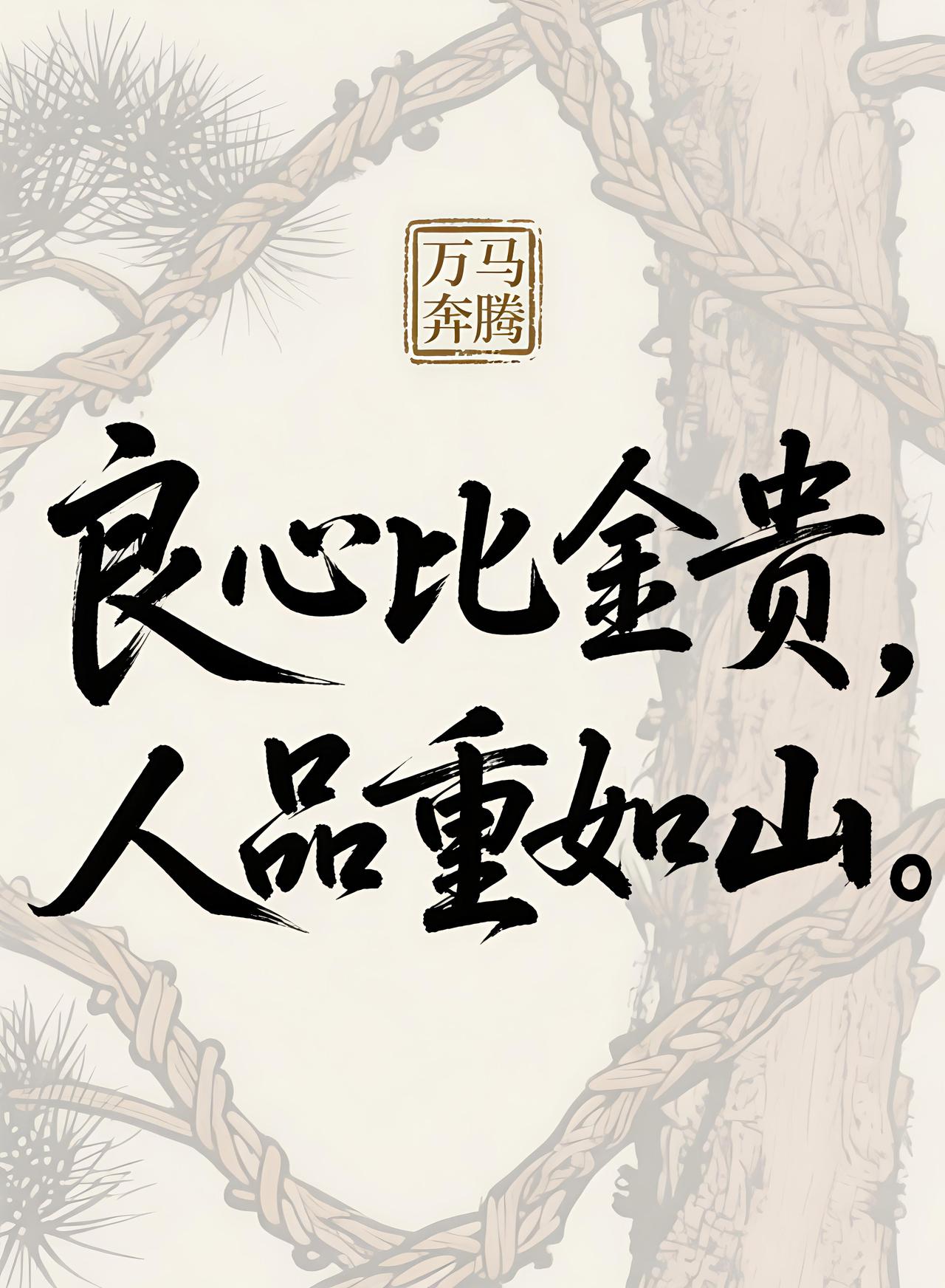 如果人人只追逐利益、舍弃良心，失信、算计、推诿会成为常态，人与人之间充满防备。坚