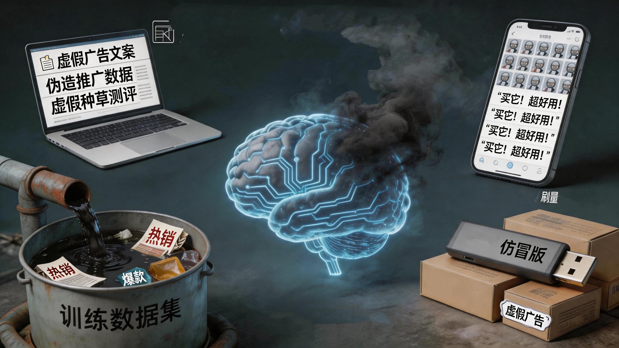起底AI“投毒”灰产生意：批量造假降低人工成本，业内人称“投毒”难防