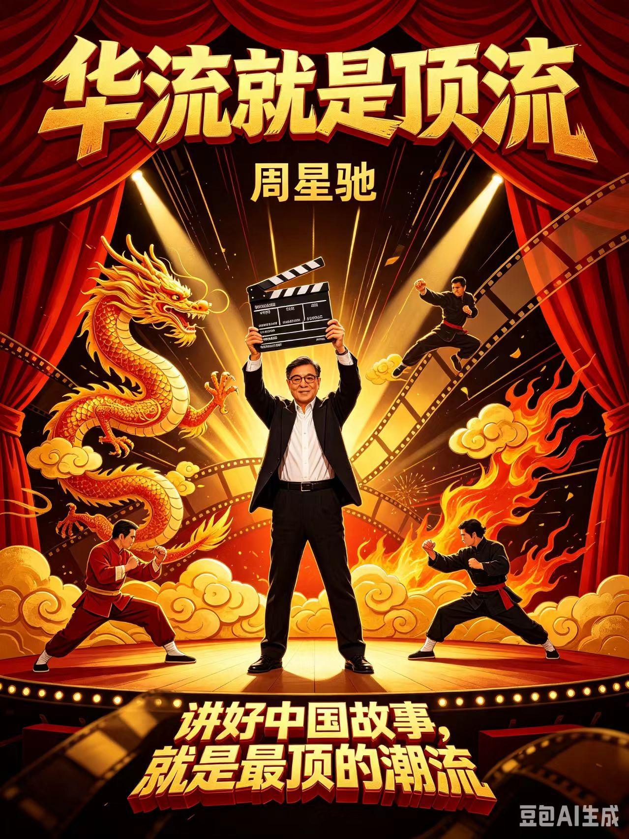 他眼神坚定，掷地有声说出那句戳中无数国人的话：华流就是顶流。
他坦言，中华上下五