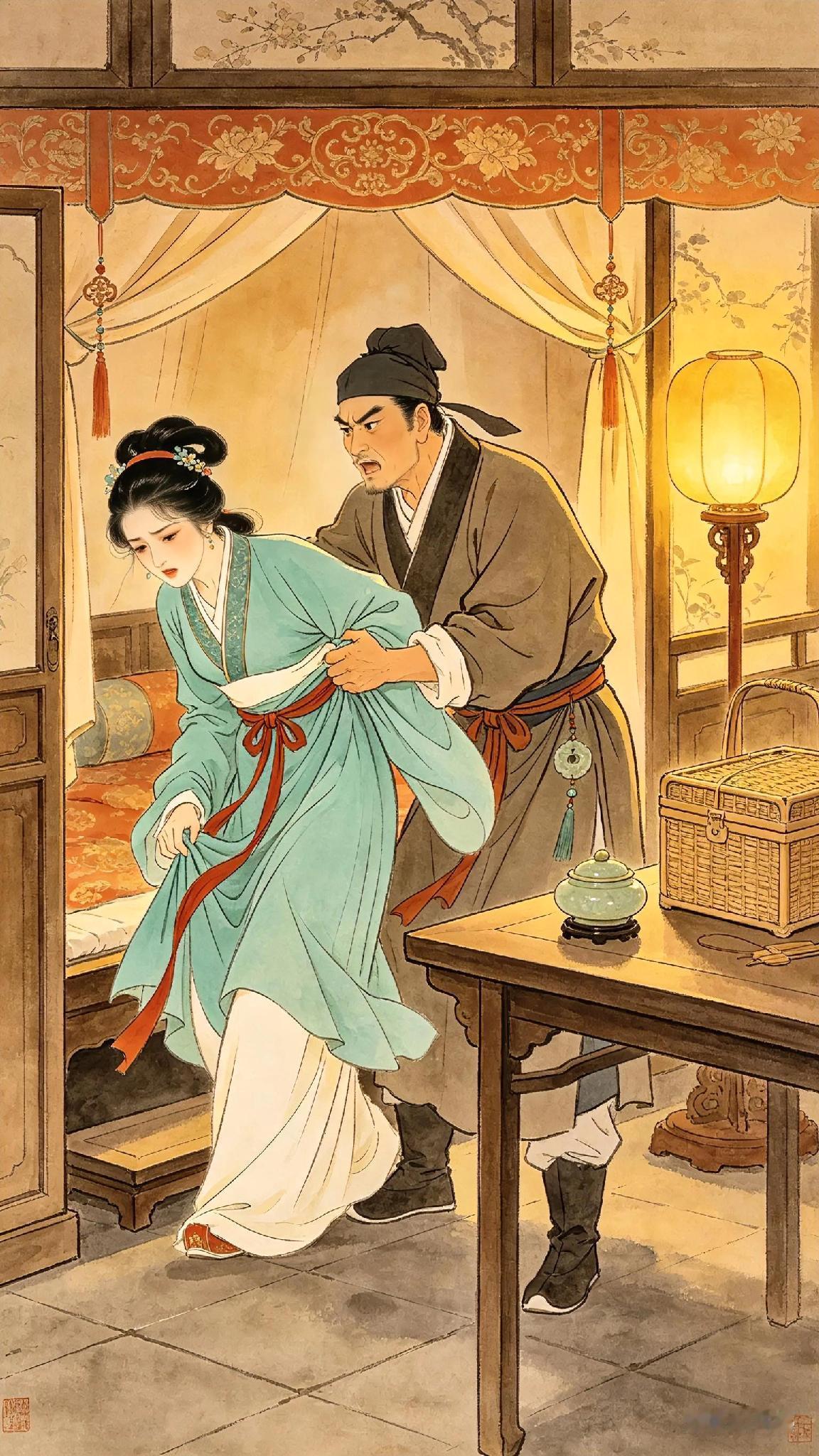 《越调》黄蔷薇过庆元贞、高克礼。
燕燕别无甚孝顺，
哥哥行在意殷勤。
玉纳子藤箱