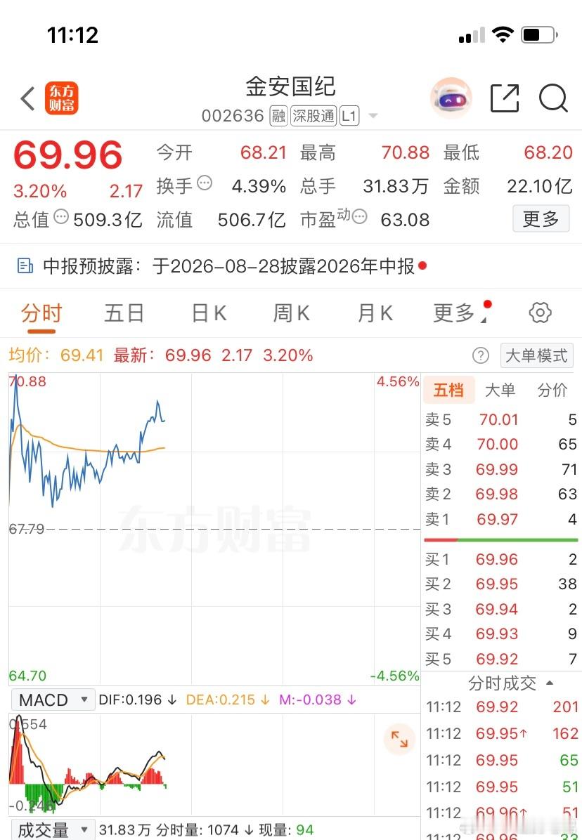 002636（金安国纪）逢低关注，个人观点，仅供参考 