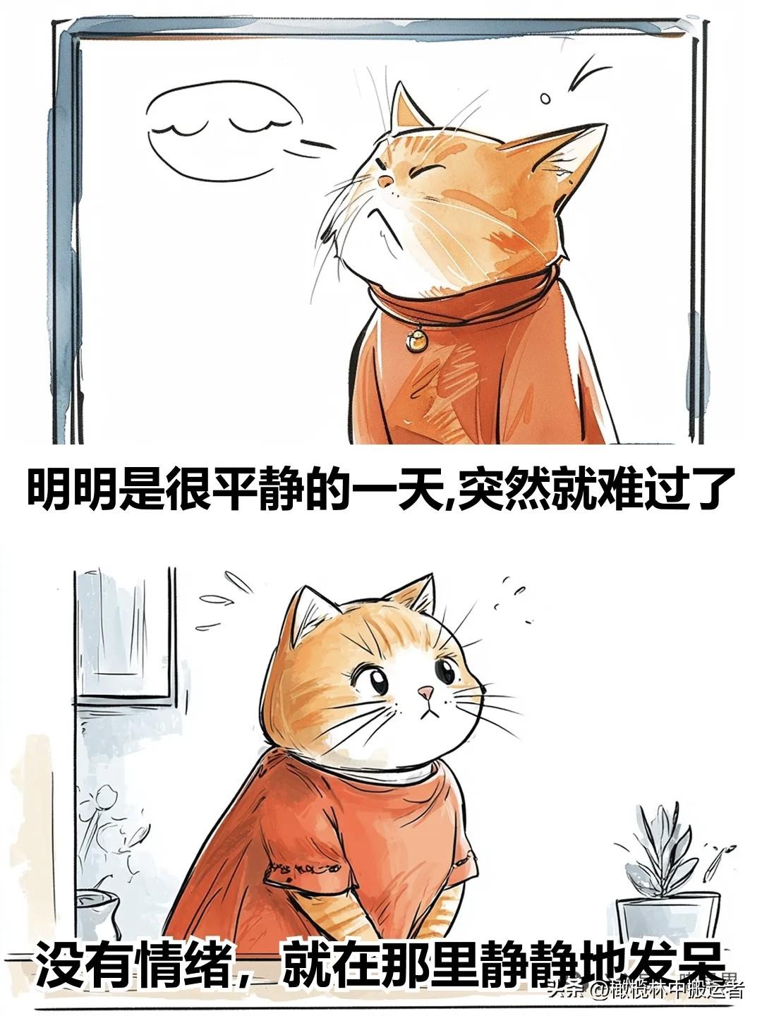 I 为什么明明很幸福，却突然觉得难过？日常治愈漫画 治愈系图漫画