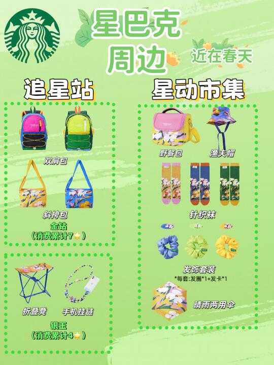 📢传下去，星巴克还是太全面了，又免费送周边