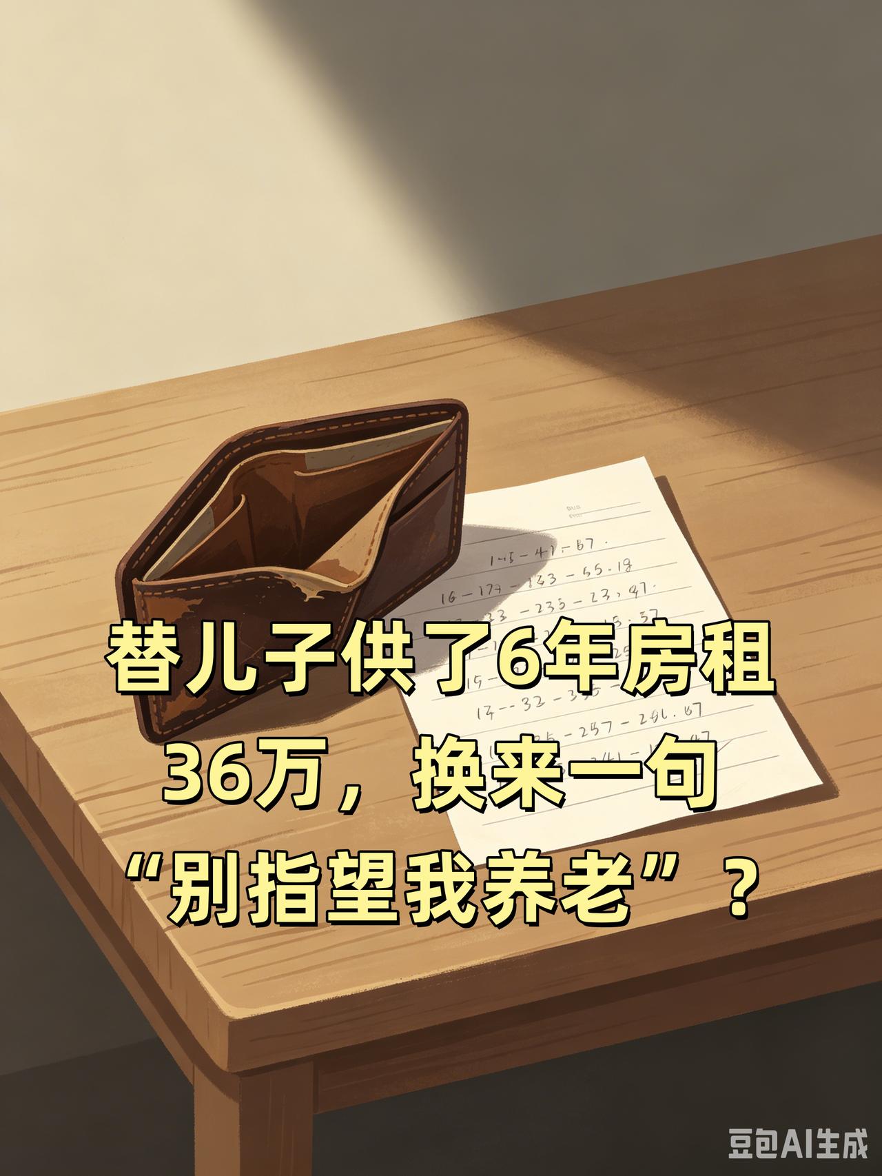 我决定从下个月开始断供了。

儿子今年28，人在一线城市上班，月薪两万出头。
