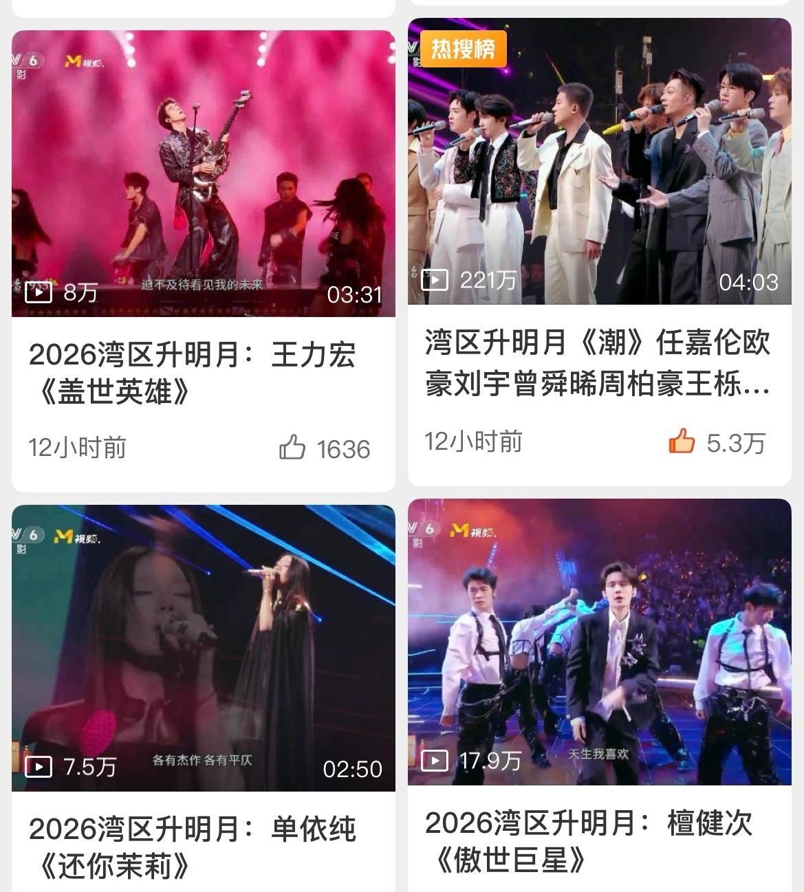 国超哥哥星光太闪耀三个破百万视频一个人占了双百万国家严选主流认可根正苗红大明星就