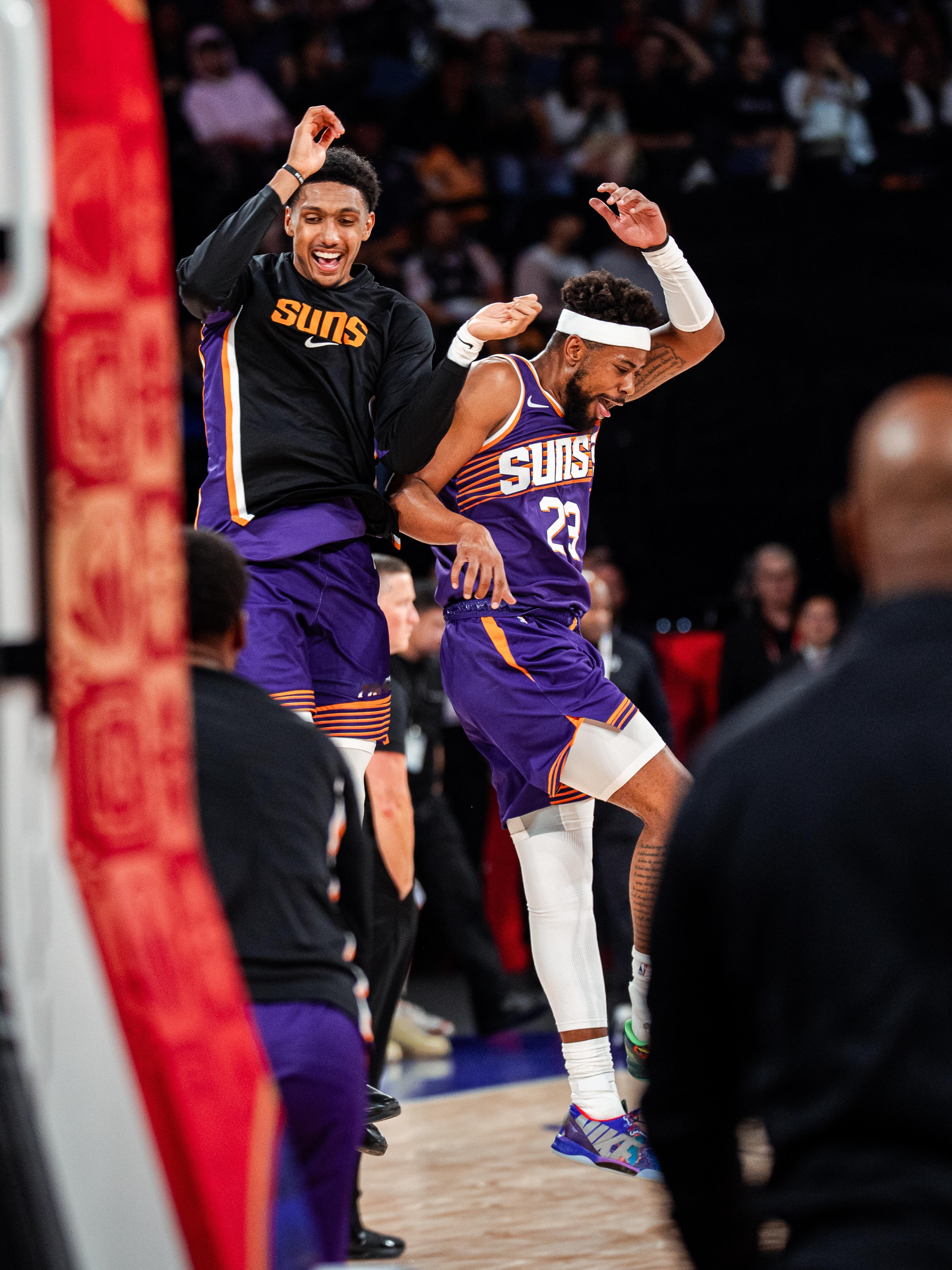 第三节结束！我们实现反超！太阳队89-84篮网，取得领先！NBA中国赛2025 