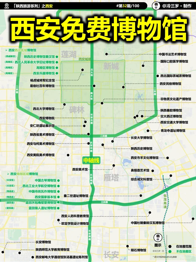 西安免费博物馆居然有40多个