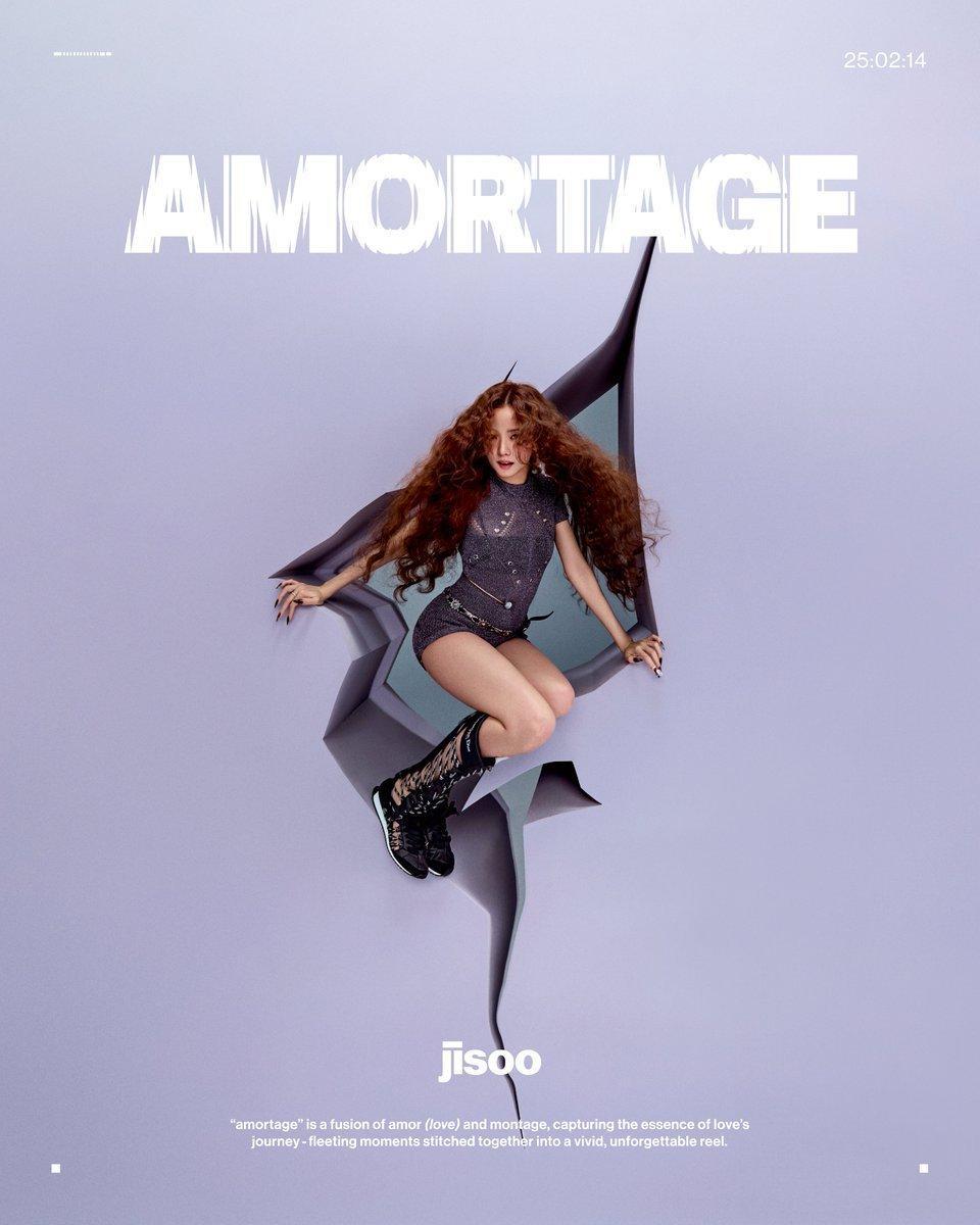 JISOO 迷你专辑 [AMORTAGE]  紫色版封面✅2025.02.14 