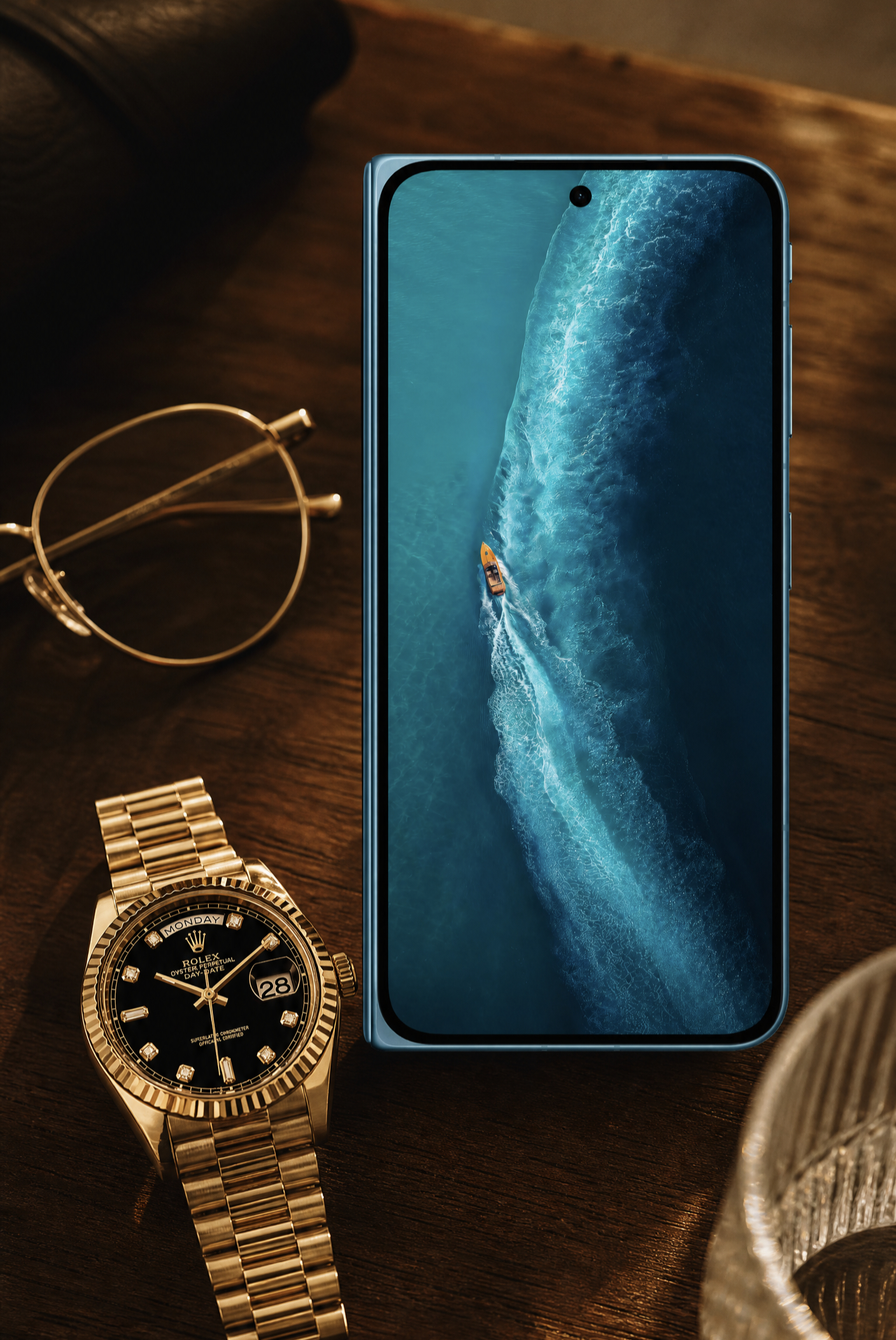 【解码时刻】vivo X Fold6的图赏来了全新蓝洞配色灵感源自深海秘境，光影
