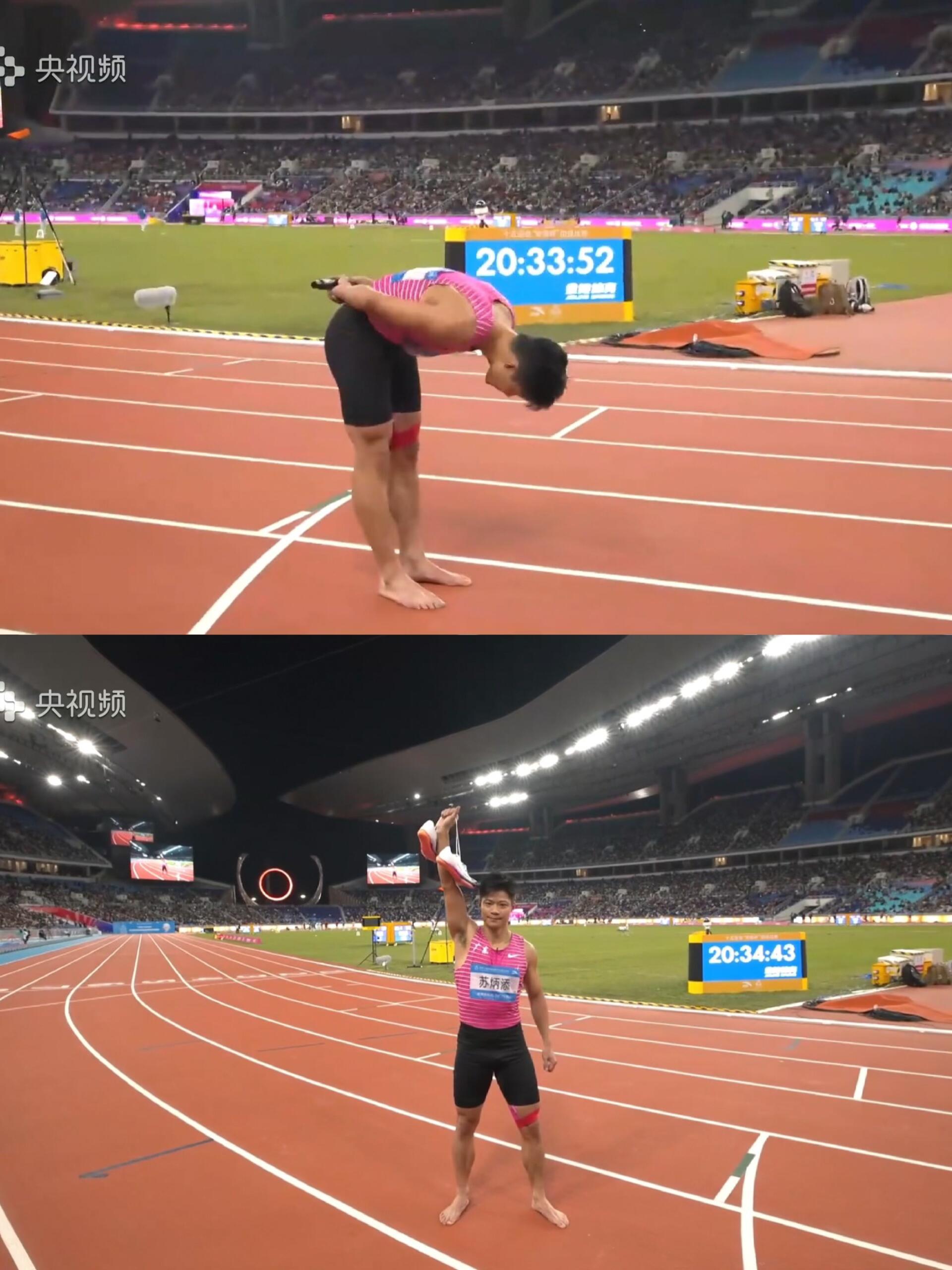 在第十五届全运会11月20日男子4x100米接力决赛，苏炳添的这一战让我们见证了