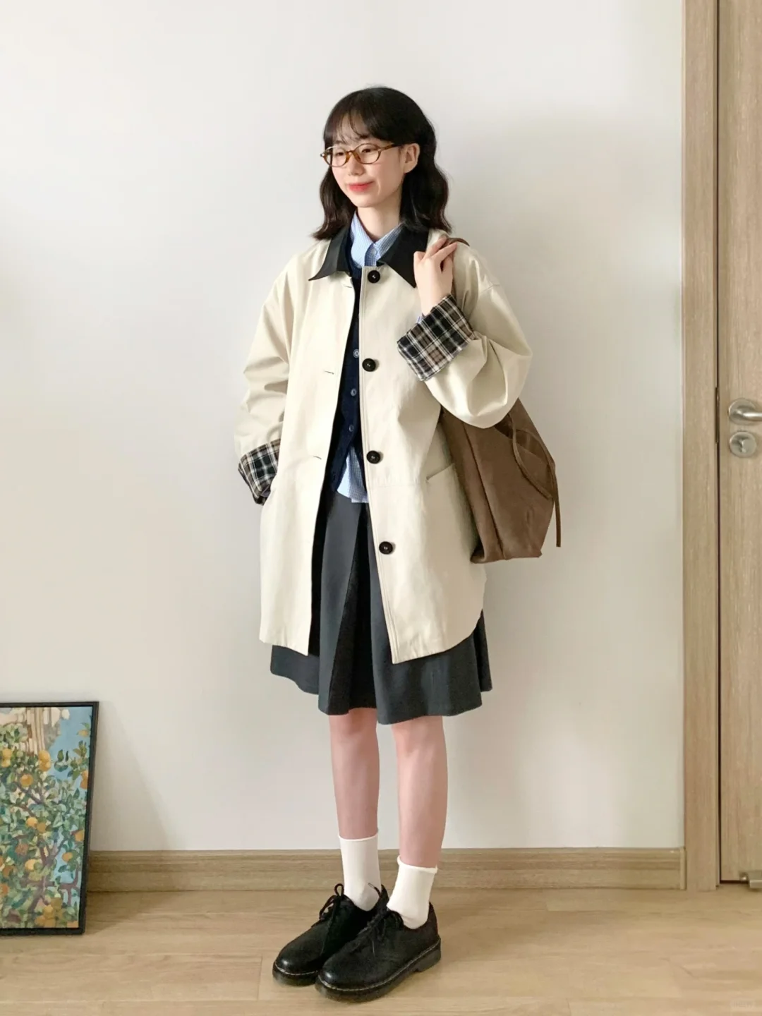 🍂初秋小个子的复古日系穿搭灵感～