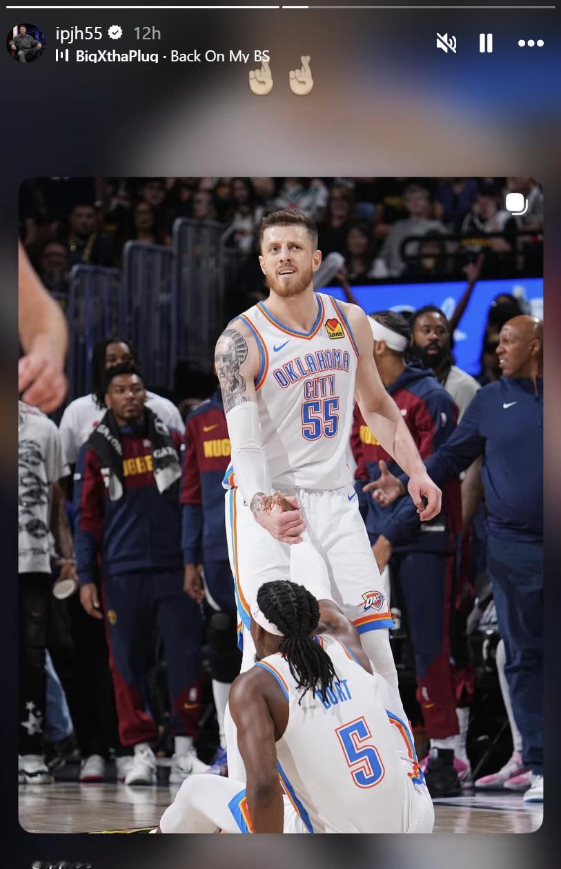 哈滕和索伯也晒照告别多尔特编辑by蓝色狂潮OKC老鹰独行侠雷霆三方交易雷霆