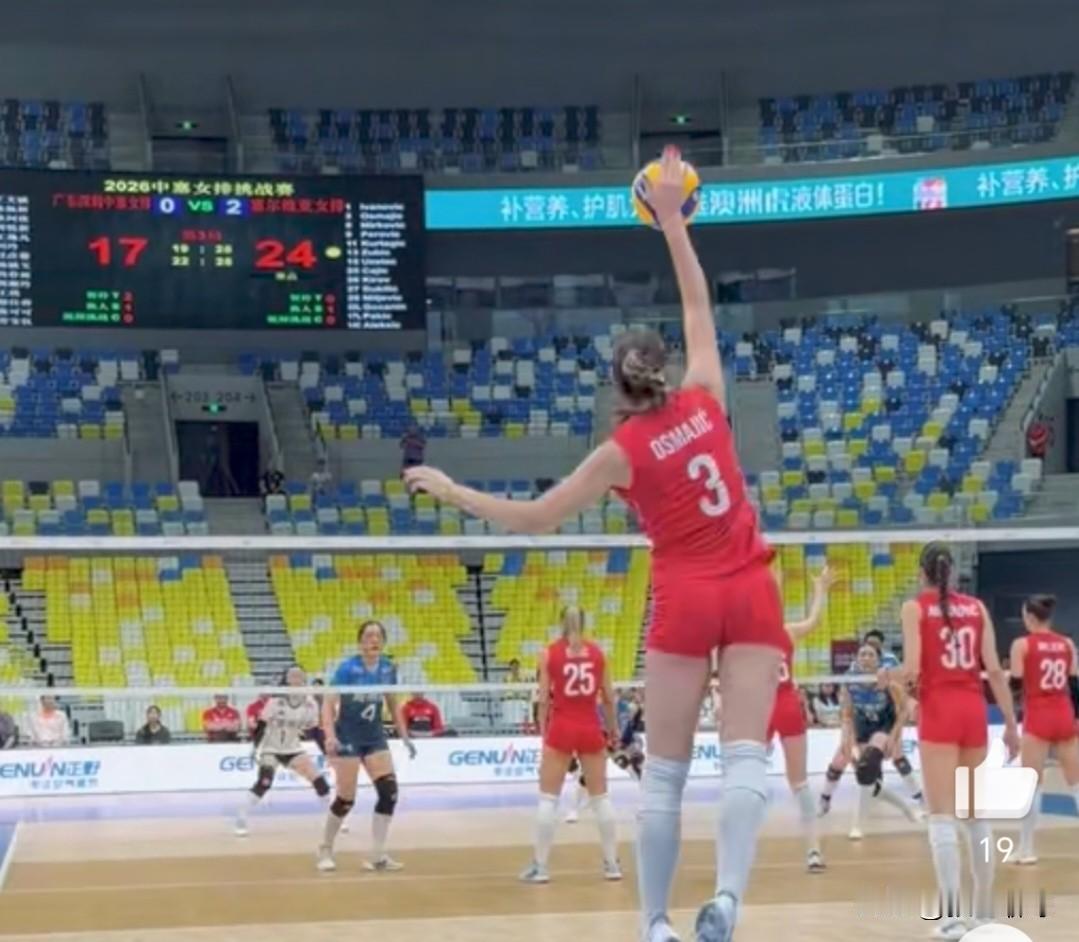 2026年中塞女排挑战赛，塞尔维亚女排3-0（25-19 25-22 25-17