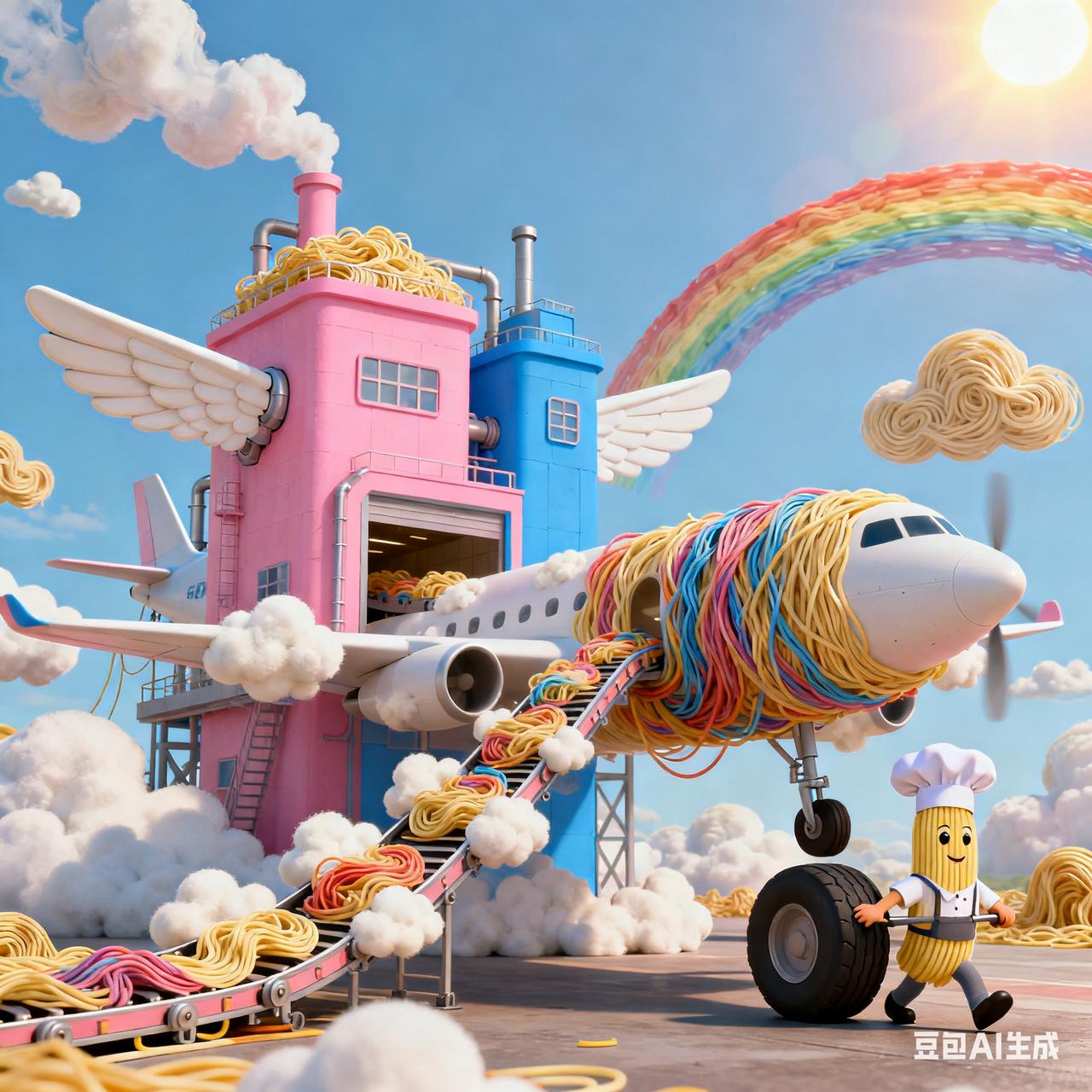 农田当跑道、螺丝已生锈、飞行员无执照，对面条厂而言，“跨界”造飞机是一场危险的赌