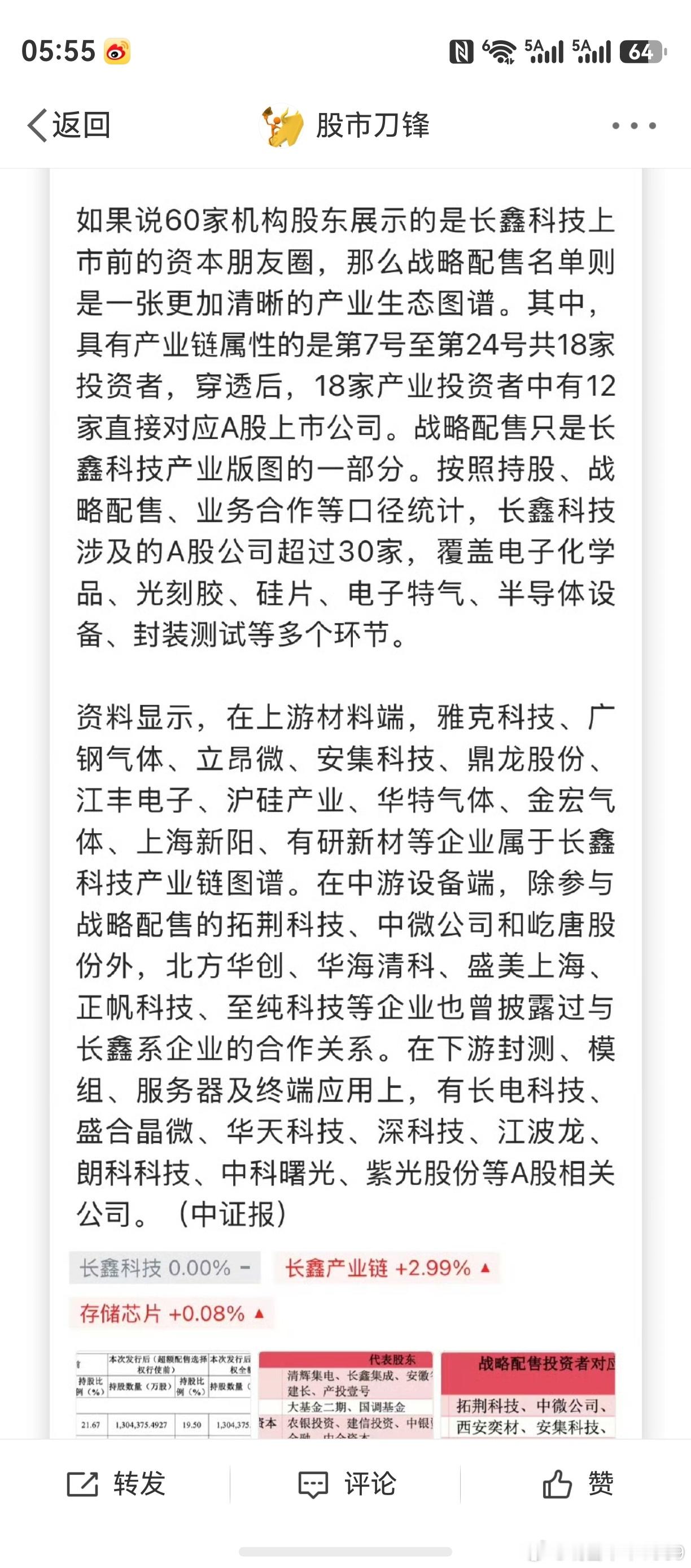 很好奇，中证报把产业链名单都罗列出来了。明天，观察相关概念股走势。 