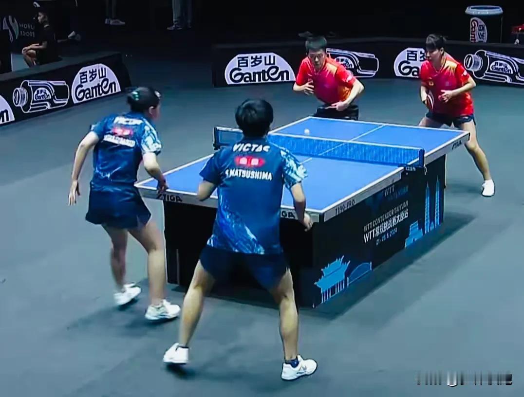 袁励岑/陈幸同3-1淘汰年轻的日本混双组合松岛辉空/张本美和，晋级WTT太原常规