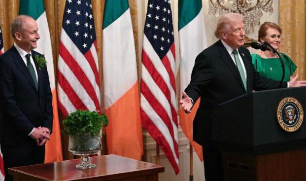 或许特朗普也没有想到，本以为爱尔兰与英国有着矛盾，自己完全可以向爱尔兰总理表示自