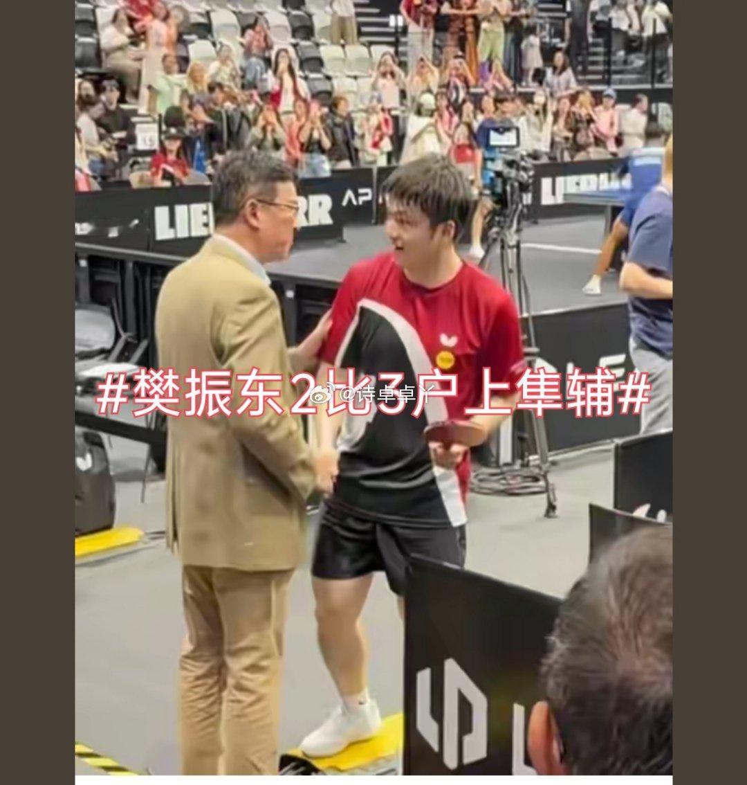 诗卓卓 【樊振东2比3户上隼辅】赛场总有遗憾，拼尽全力依旧没能拿下胜利，成年人大