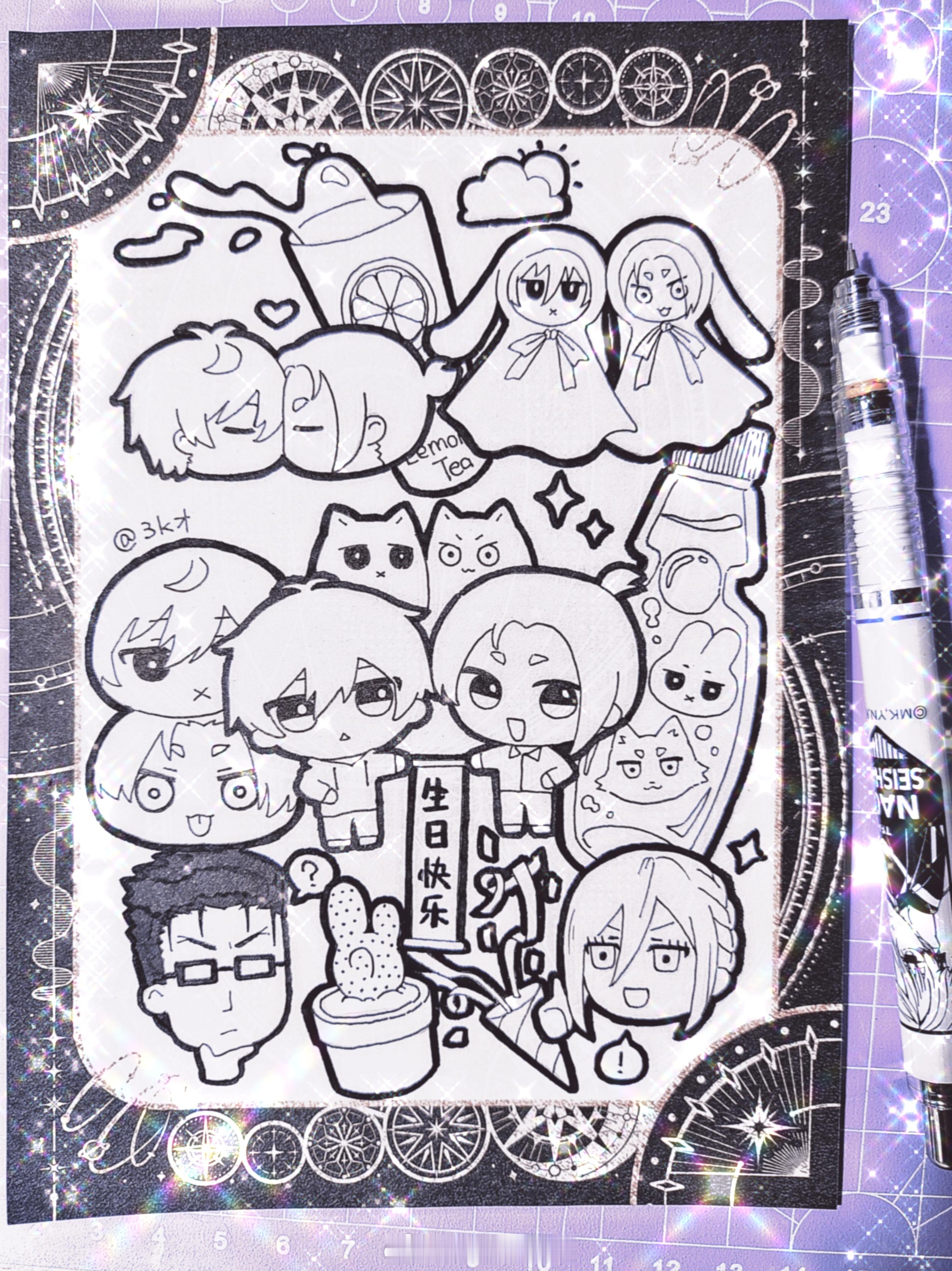 #凪玲[超话]# 摸了一整页小东西🥺🤲🏻祝生日快乐🥳 ​​​