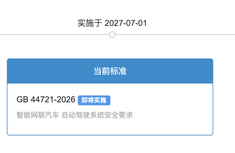 工信部网站发布了L3 和 L4 自动驾驶的强国标，明年 7.1 必须执行不过我没