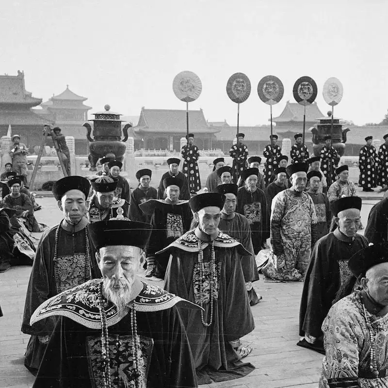 1986年北京，拍摄“末代皇帝”的片场。 曾有资料指出《末代皇帝》是第...