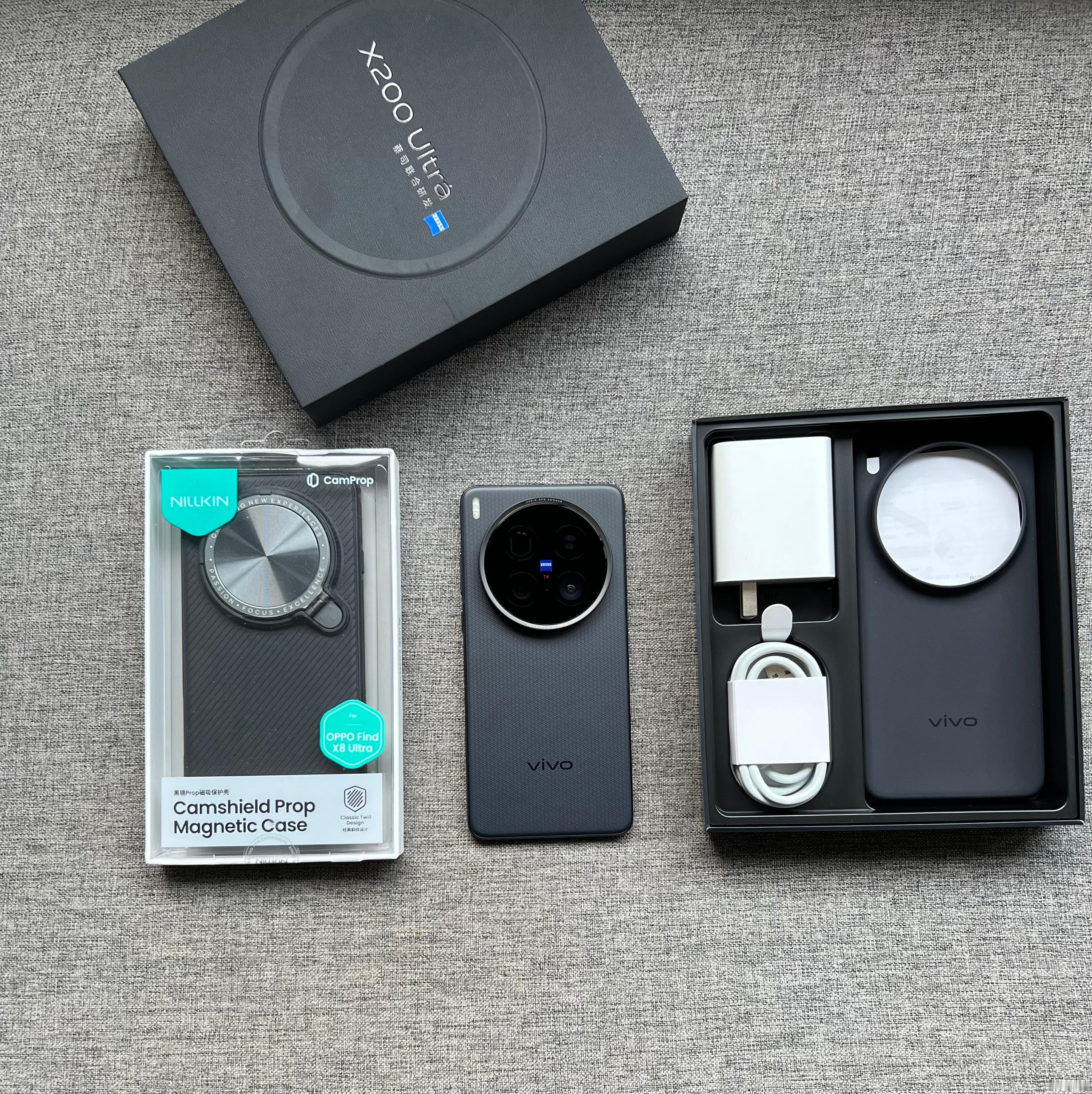 vivo X200 Ultra 16+515G 黑色99新全套，电池效率100，