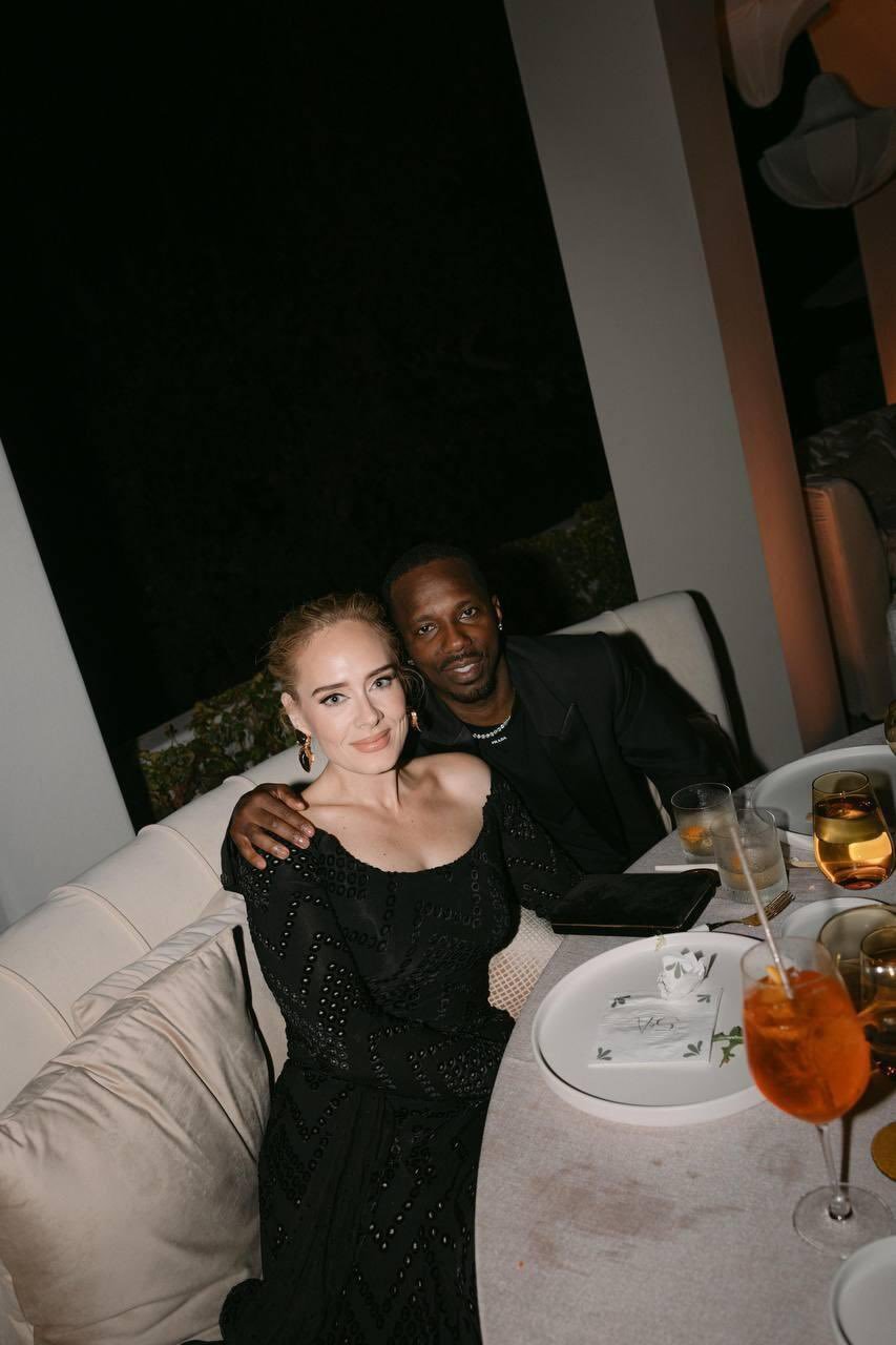 阿黛尔Adele与未婚夫Rich Paul新合照 ​​​