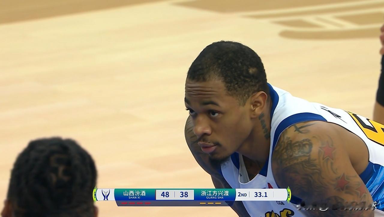 我忍不住要怒批浙江方兴渡外援塔克！在今天浙江方兴渡以59：78惨败于山西汾酒的比