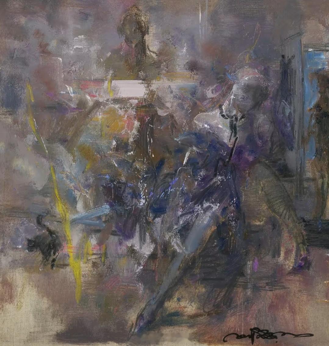 看不见风景的房间｜邢健健油画 