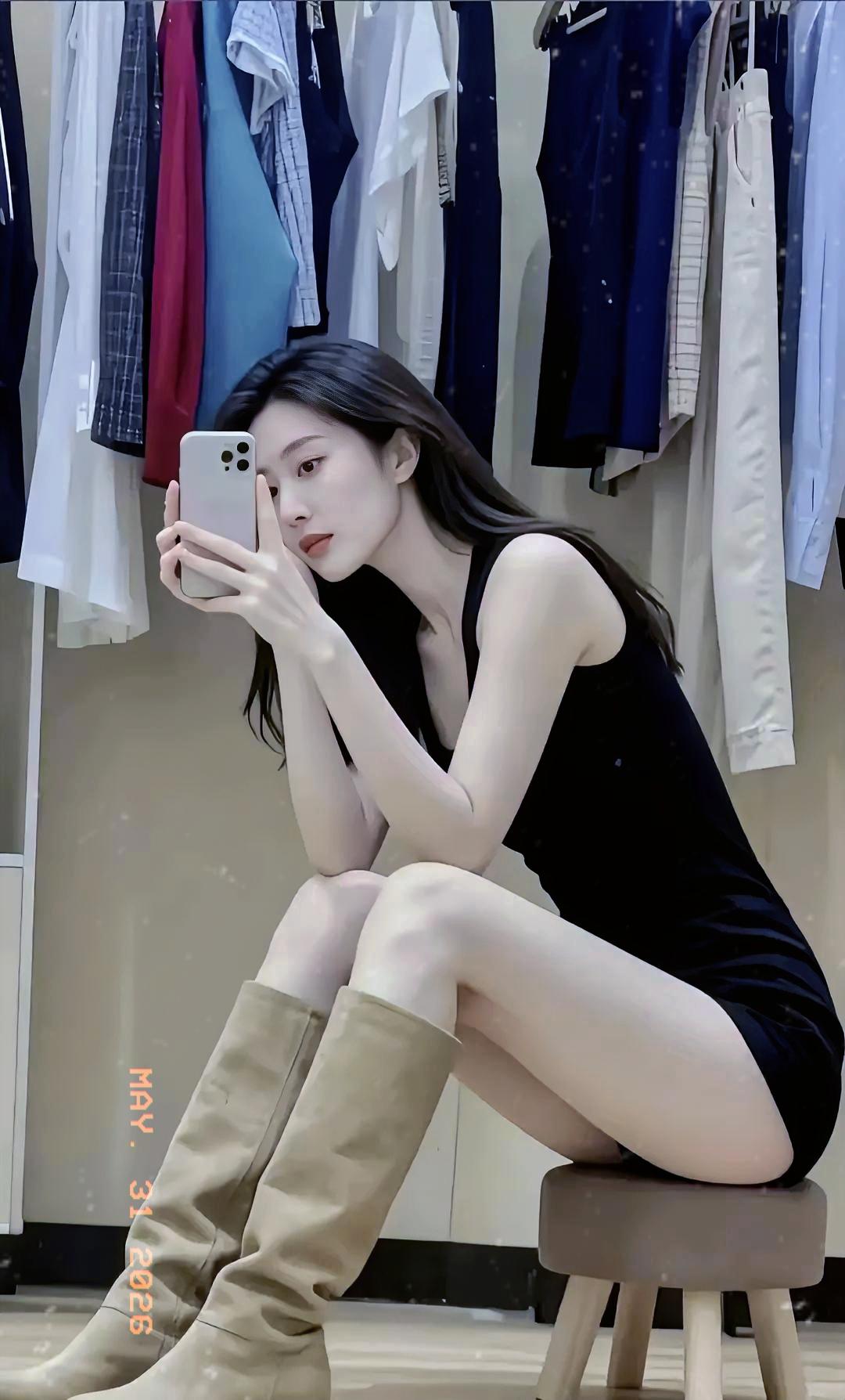 好羡慕这种冷白皮女生。冷白皮穿搭技巧 顶级白皮