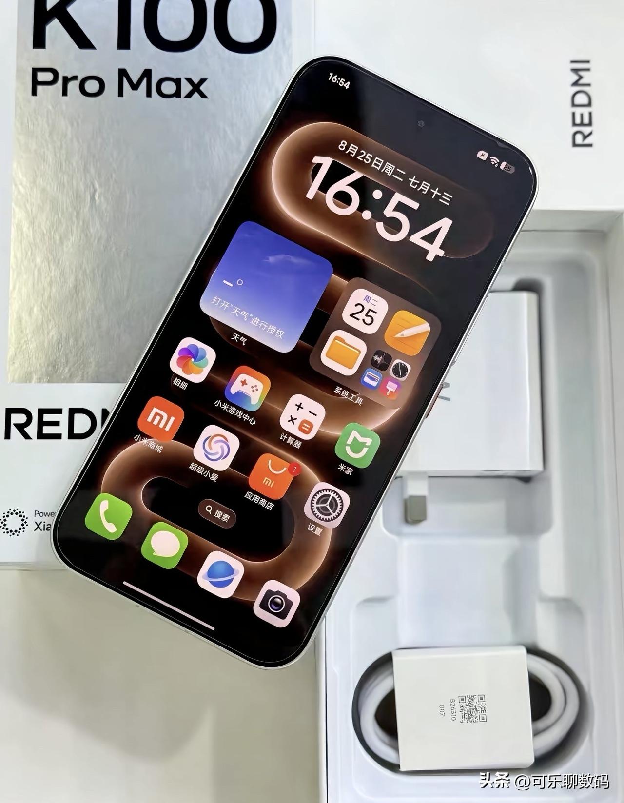 红米K100这代把“长续航”算是玩明白了，到手第一感受就是安全感拉满。

6.5