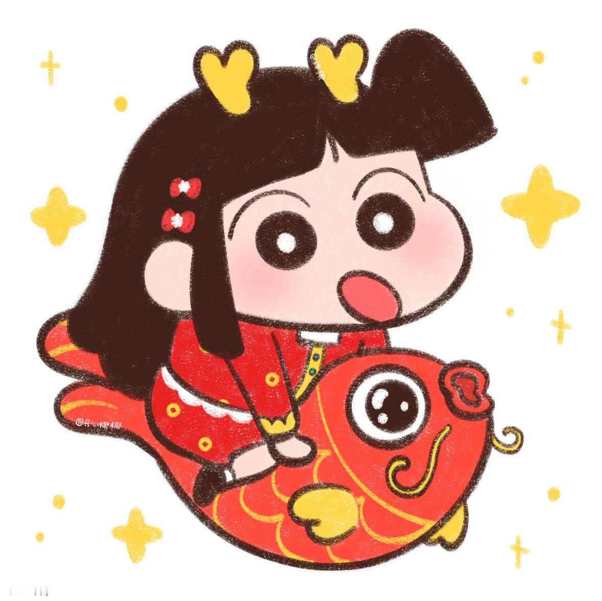快到五一了，发些有节日氛围的情头。蜡笔小新蜡笔小新[超话] 图源原创插画师：开心