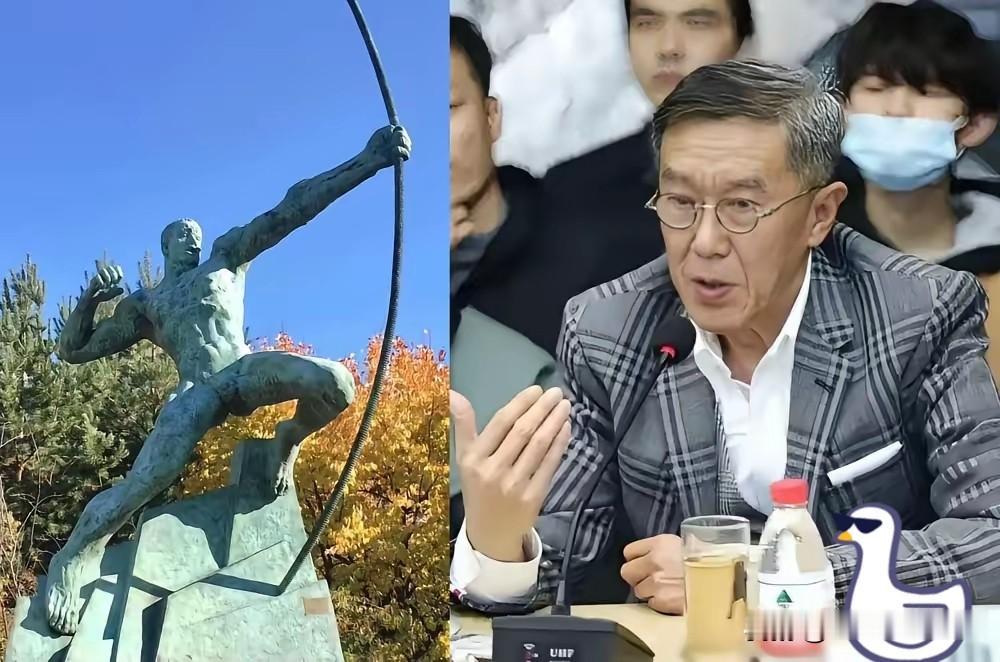 清华教授后羿雕塑引众怒！
西方造型为啥戳中大众痛点？
 
最近，一座摆放在清华艺