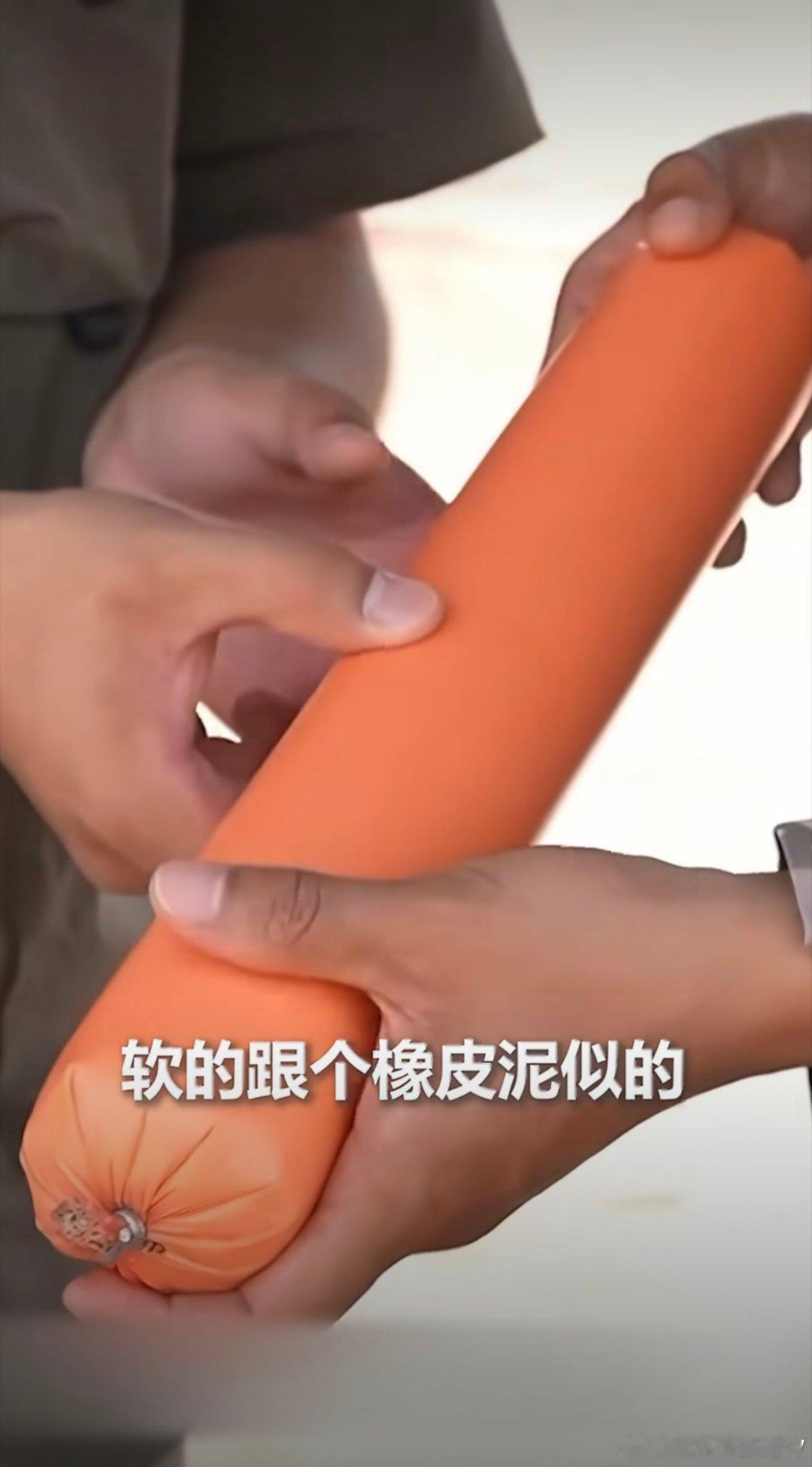 以为是火腿肠其实是炸药这个包装，这个配色，很难不误会啊