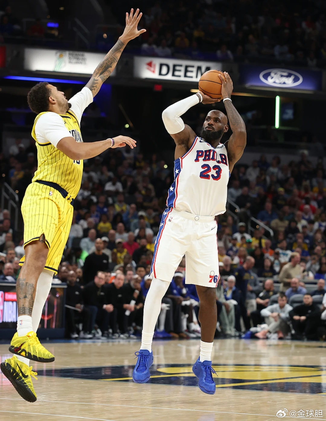 就在今天！詹姆斯打破了尘封24年的NBA纪录NBA常规赛，76人客场114-10