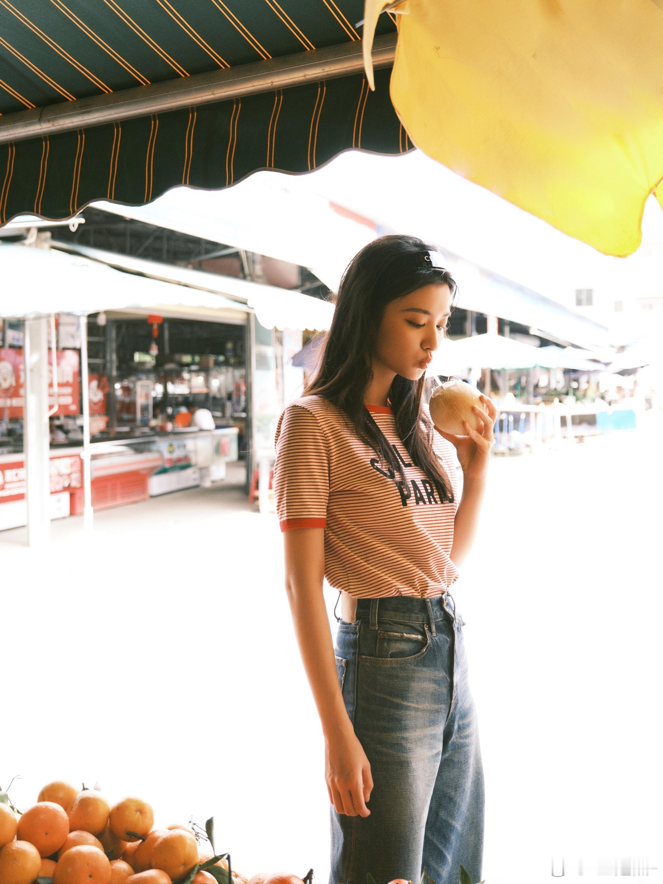 王楚然 220204 现代写真-夏日-椰子☽ 美然wb 