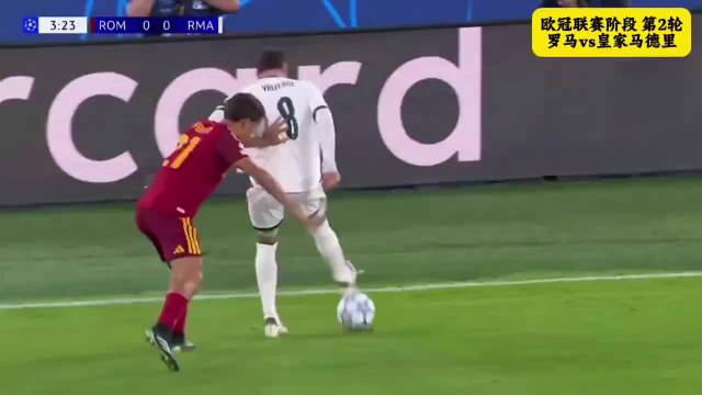 欧冠第二轮，皇马4-3罗马惊天大逆转！#皇马7分43秒连轰3球##欧冠#