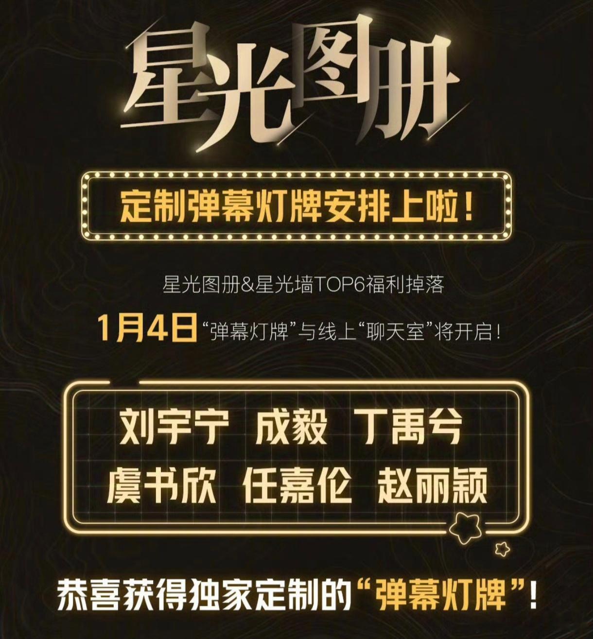 星光大赏的星光墙TOP6，赵丽颖上榜，同辈唯一女顶流！有奖有数据，流量和人气也照