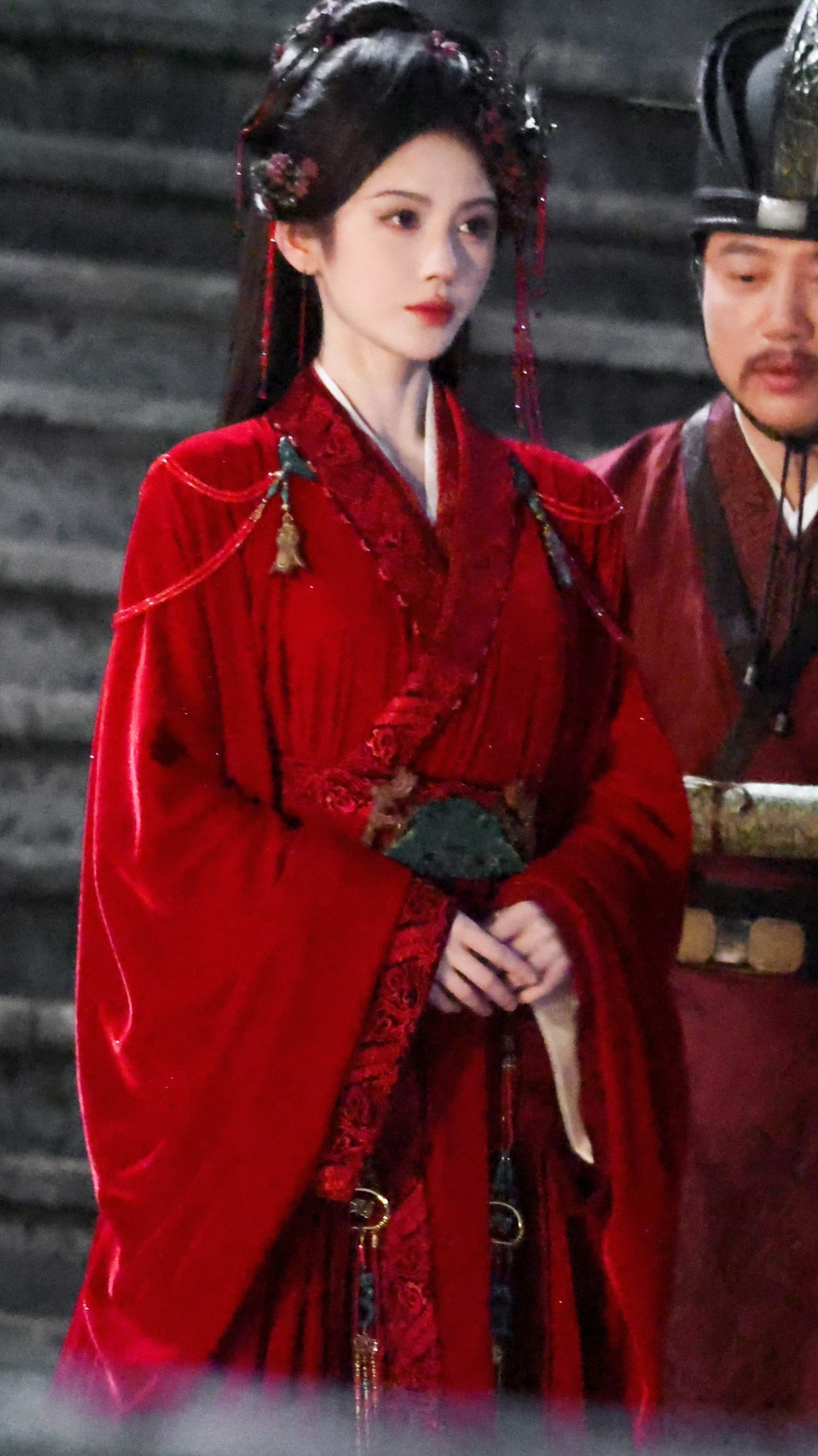 一抹红鞠婧祎苏绿夏