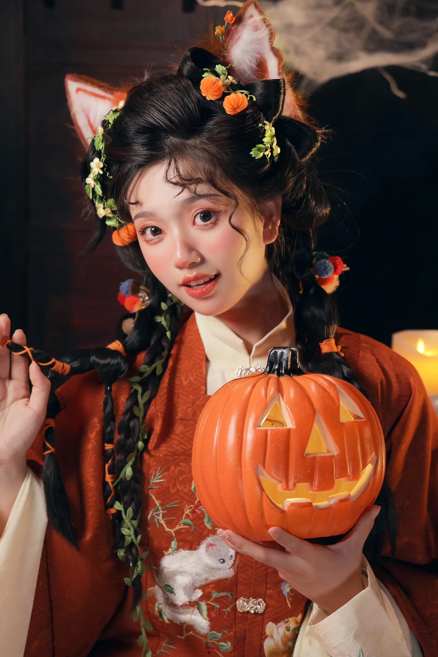 “我是猫猫怪，你又是什么妖怪？”万圣节出来抓人啦👻