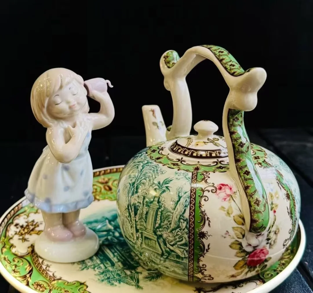 皇家认证陶瓷！中古双耳果斗美到失语💚