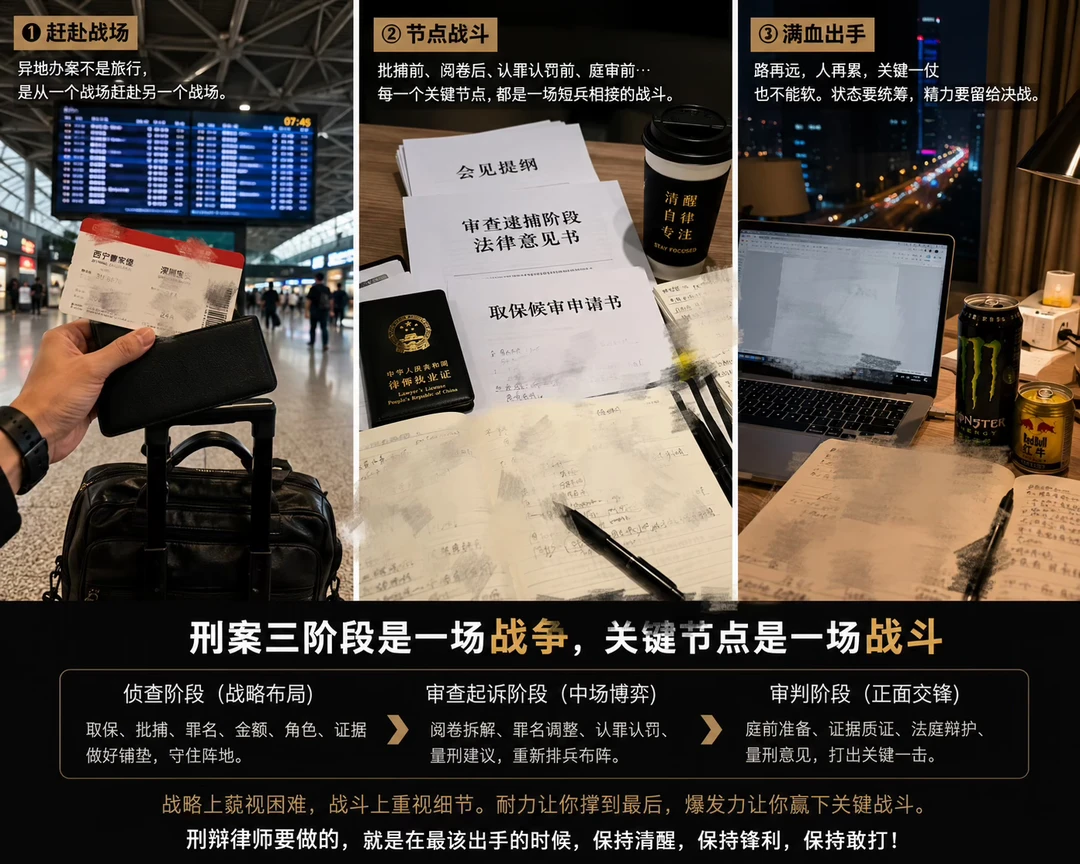 刑案三阶段是一场战争，关键节点是一场战斗